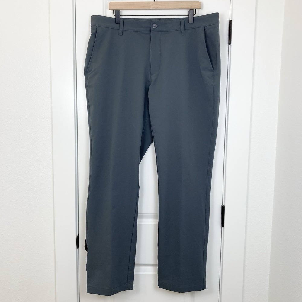 Under Armour UA Tech Moisture Wicking Golf Performance Pants Gray Mens 40x32 - Picture 2 of 9